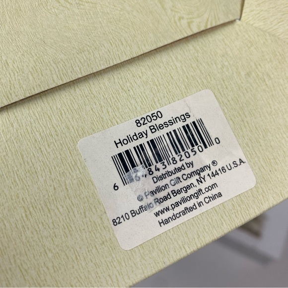 Elements Holiday Blessing 82050 Collectible Figurine Angel Barbara McDonald 2007 - Picture 8 of 8